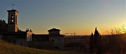 92 Il Monastero di Astino nella luce e nei colori del tramonto